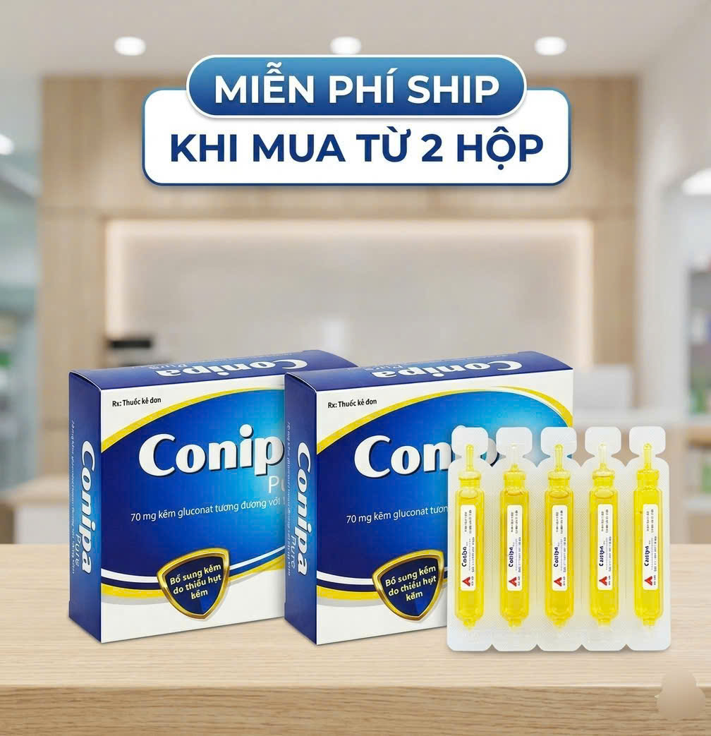 CONIPA PURE (KẼM)  ( 2 hộp freeship)