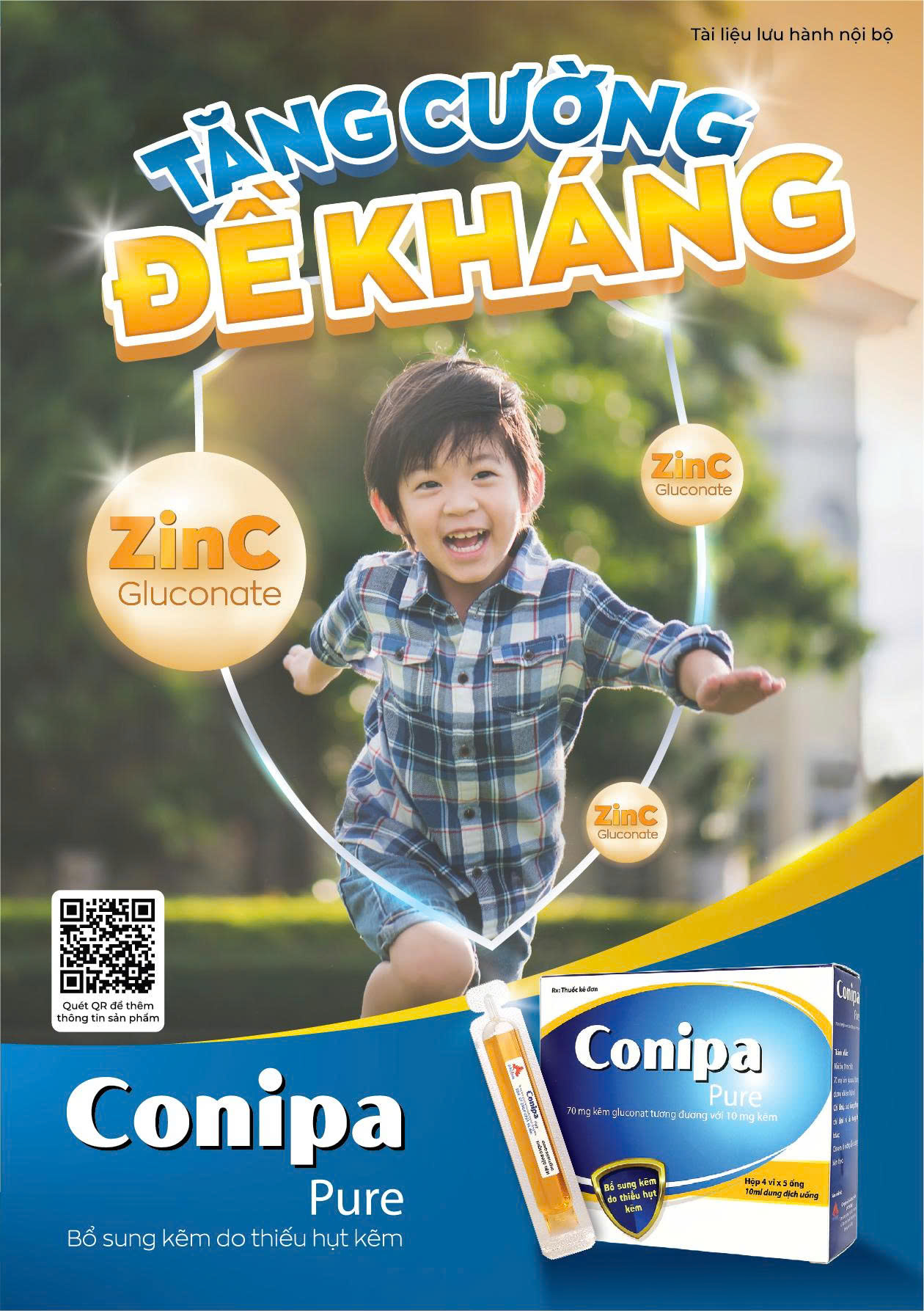 CONIPA PURE (KẼM)  ( 1 hộp)