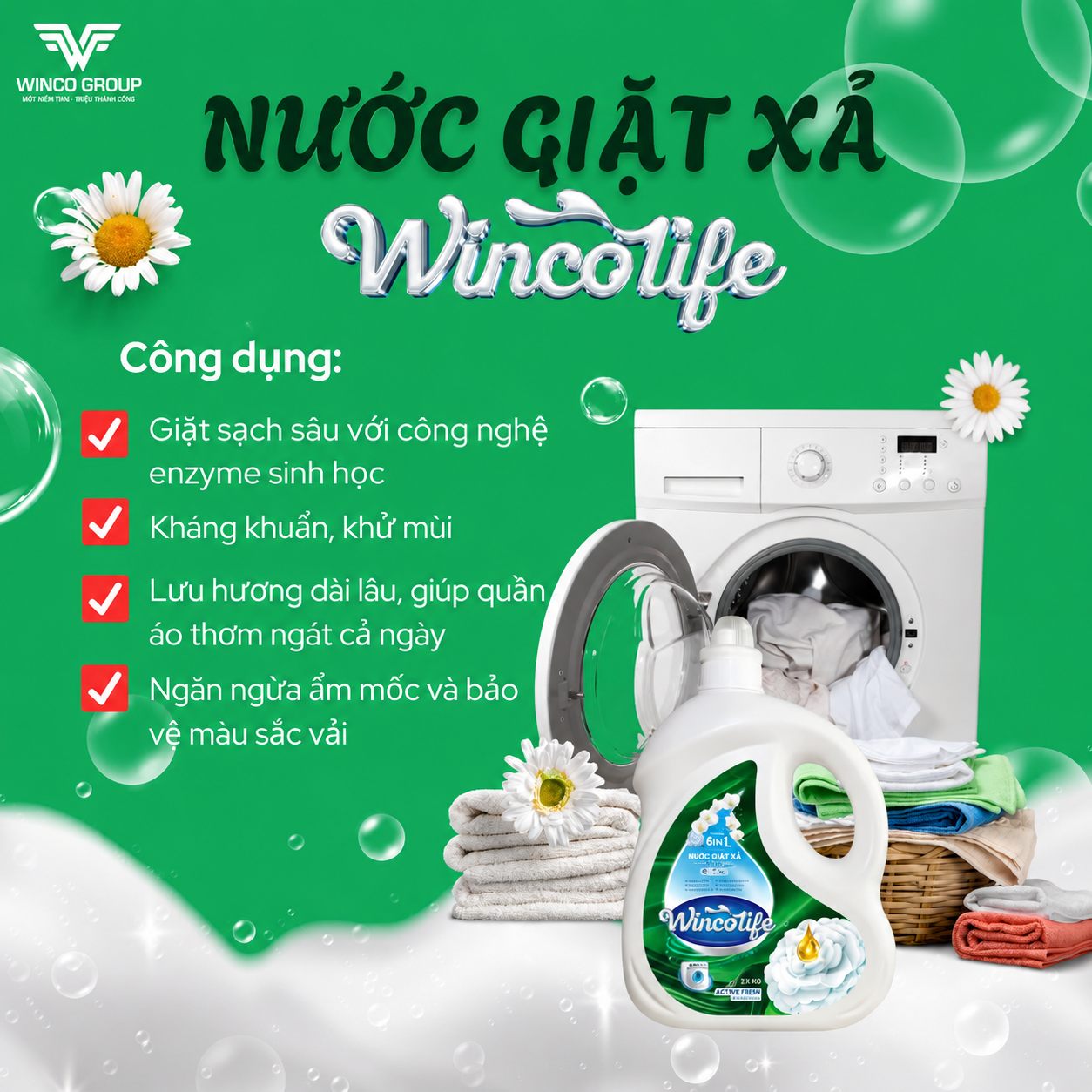 NƯỚC GIẶT XẢ 6 IN 1